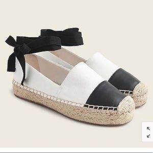 NWT SZ Classic Ankle Tie Espadrille